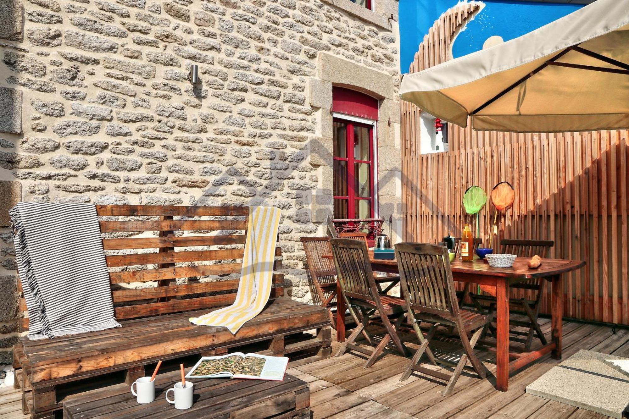 Localise - M11B - A La Pointe - Maison De Vacances Avec Jardin Entierement Clos - A 50M De La Plage - 700M Du Centre - Tout A Pied - Wifi Inclus - Draps Inclus - Animaux Bienvenus Guilvinec Bagian luar foto